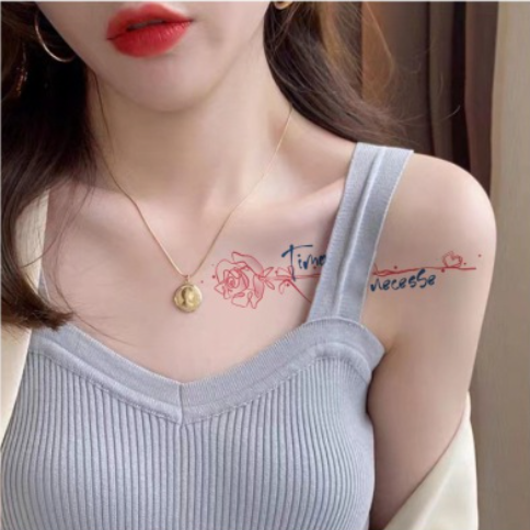 Latin Words Tattoo Sticker Set | Temporary