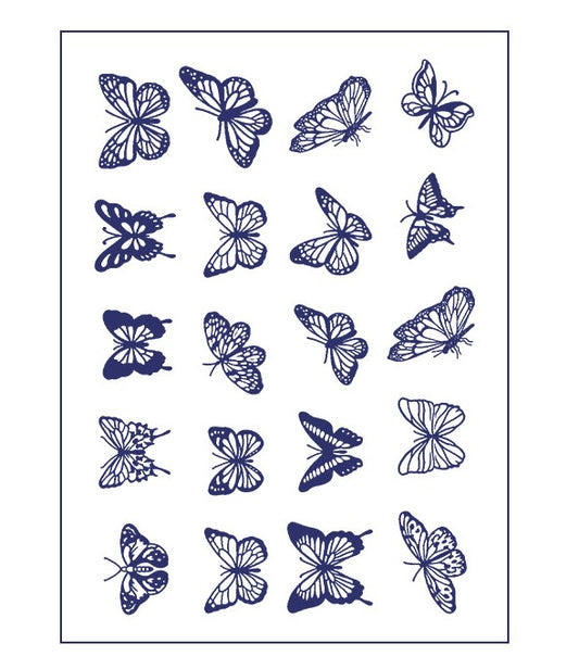 Mini Butterfly Tattoo Sticker Set | Herbal