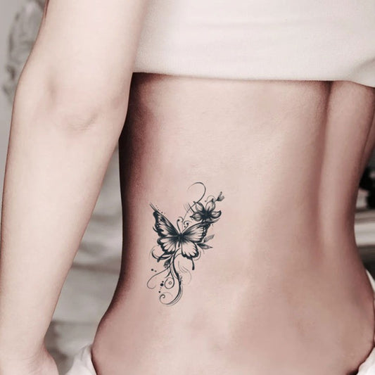 Ink Butterfly Tattoo Sticker | Herbal