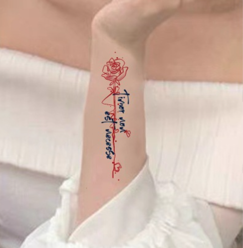 Latin Words Tattoo Sticker Set | Temporary
