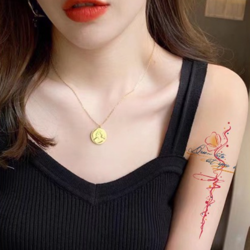 Latin Words Tattoo Sticker Set | Temporary
