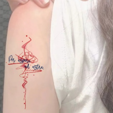 Latin Words Tattoo Sticker Set | Temporary
