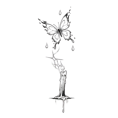 Ashwing Butterfly Tattoo Sticker | Herbal