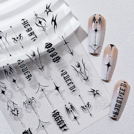 Gothic Thorn Nail Stickers