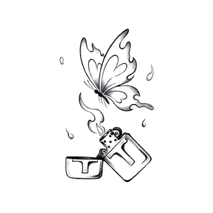 Ashwing Butterfly Tattoo Sticker | Herbal