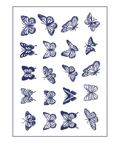 Mini Butterfly Tattoo Sticker Set | Herbal