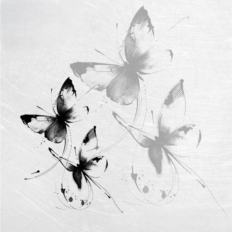Ink Butterfly Tattoo Sticker | Herbal