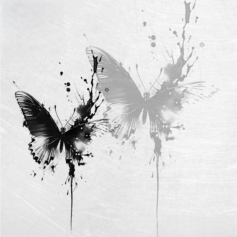 Ink Butterfly Tattoo Sticker | Herbal