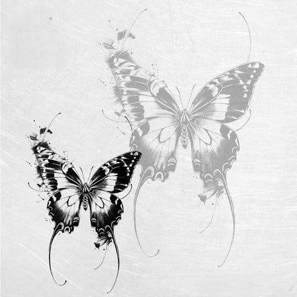 Ink Butterfly Tattoo Sticker | Herbal