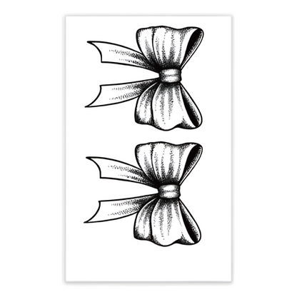Lace & Butterfly Tattoo Sticker | Herbal