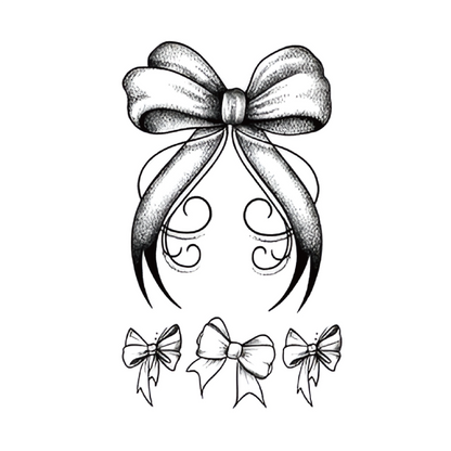 Lace & Butterfly Tattoo Sticker | Herbal