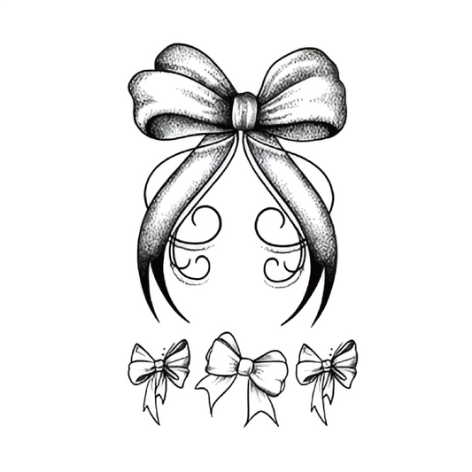 Lace & Butterfly Tattoo Sticker | Herbal