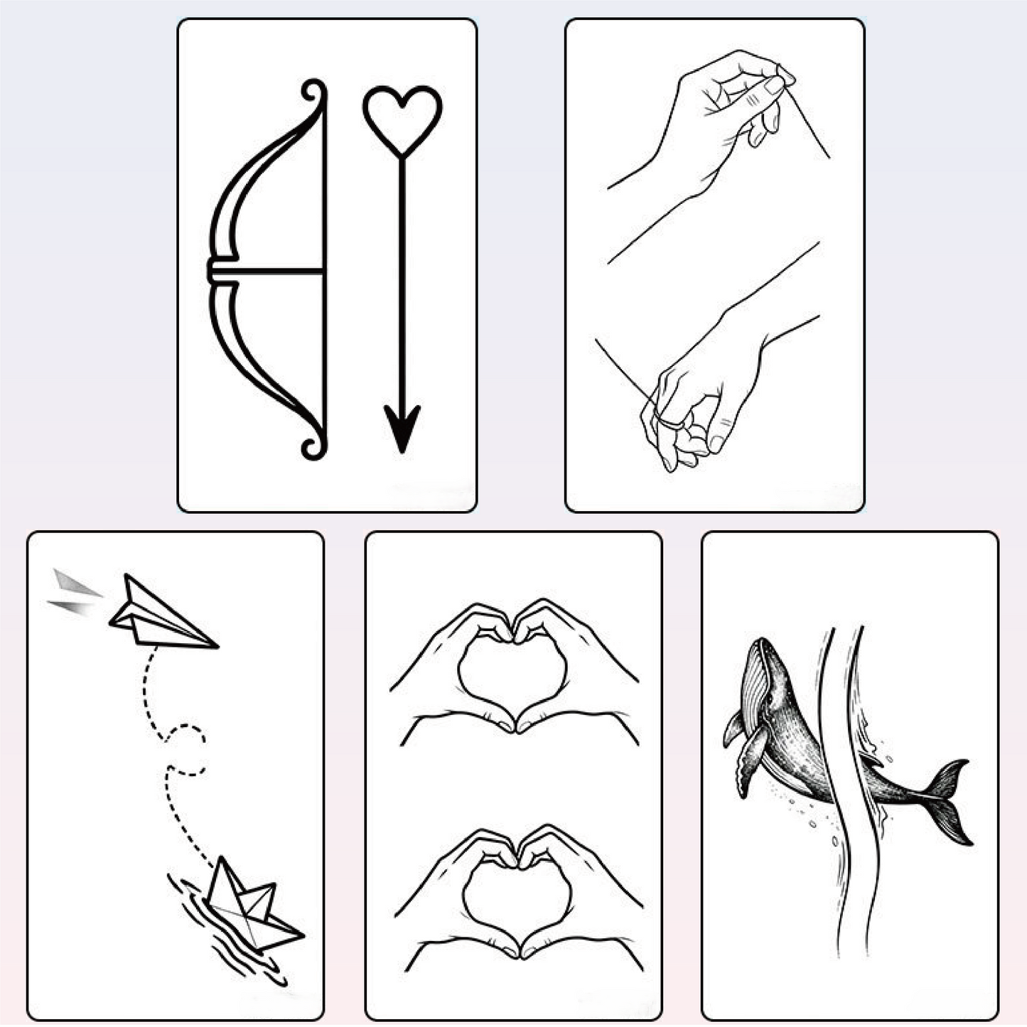 Couple Tattoo Set Tattoo Sticker | Herbal