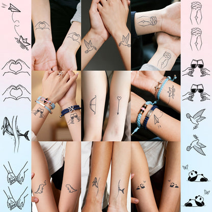 Couple Tattoo Set Tattoo Sticker | Herbal