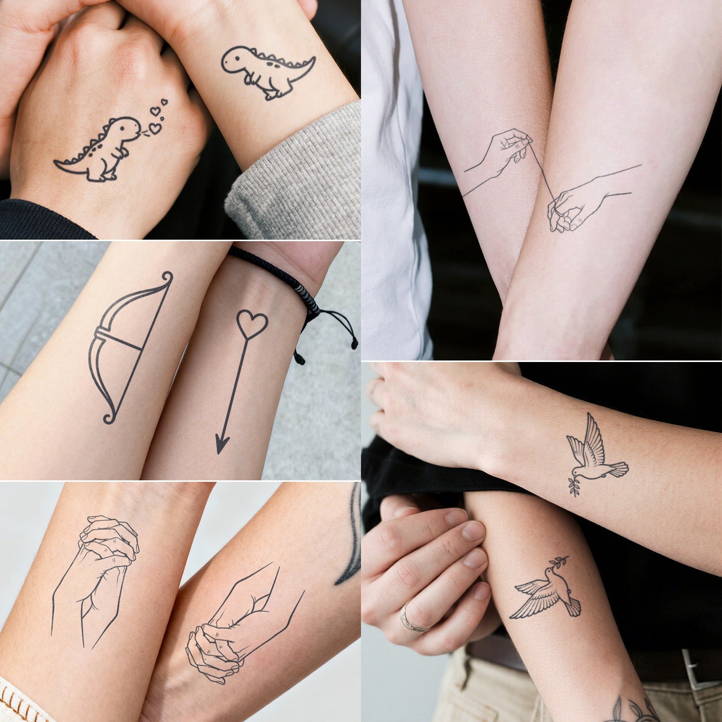 Couple Tattoo Set Tattoo Sticker | Herbal