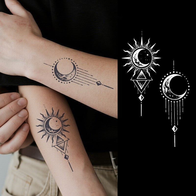 Celestial Pair Tattoo Sticker | Herbal
