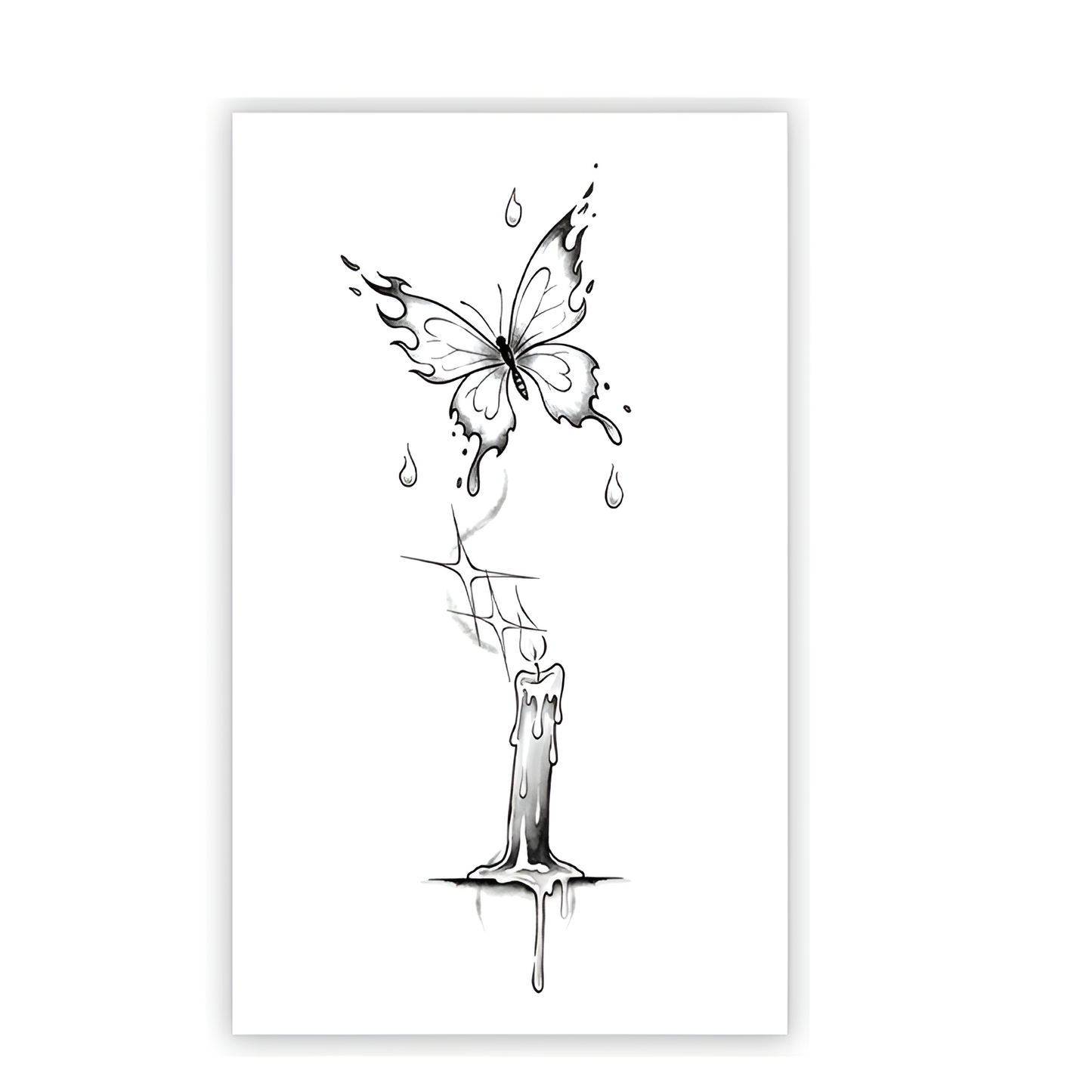 Ashwing Butterfly Tattoo Sticker | Herbal