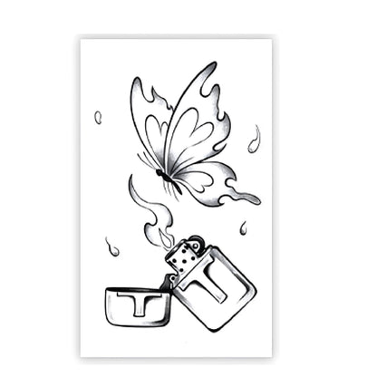Ashwing Butterfly Tattoo Sticker | Herbal