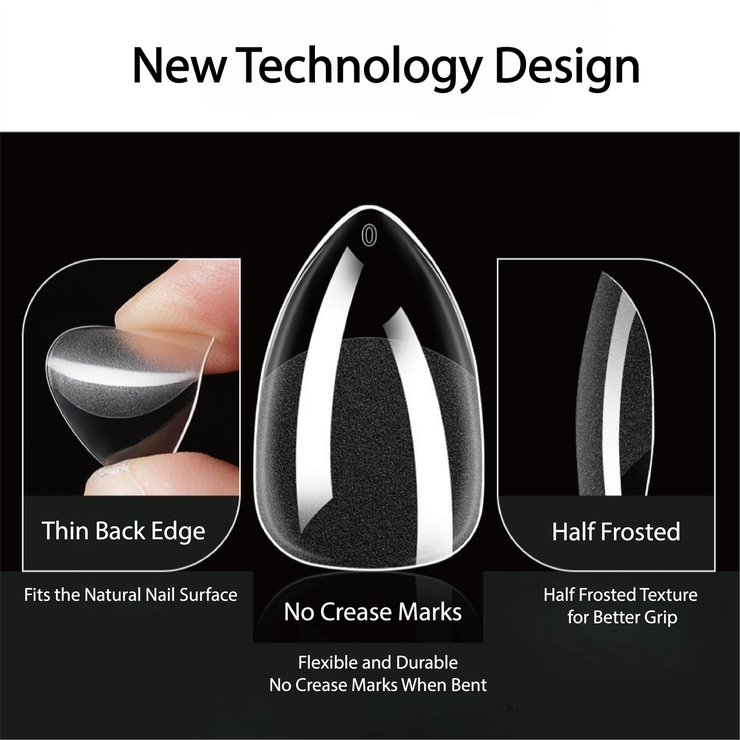 Soft Gel Nail Tips - Standard Size